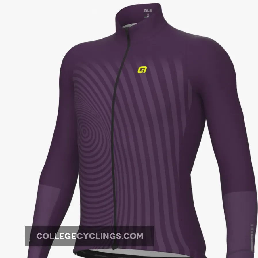 Ale PRR Green Digital Long Sleeve Jersey - Purple Outlet
