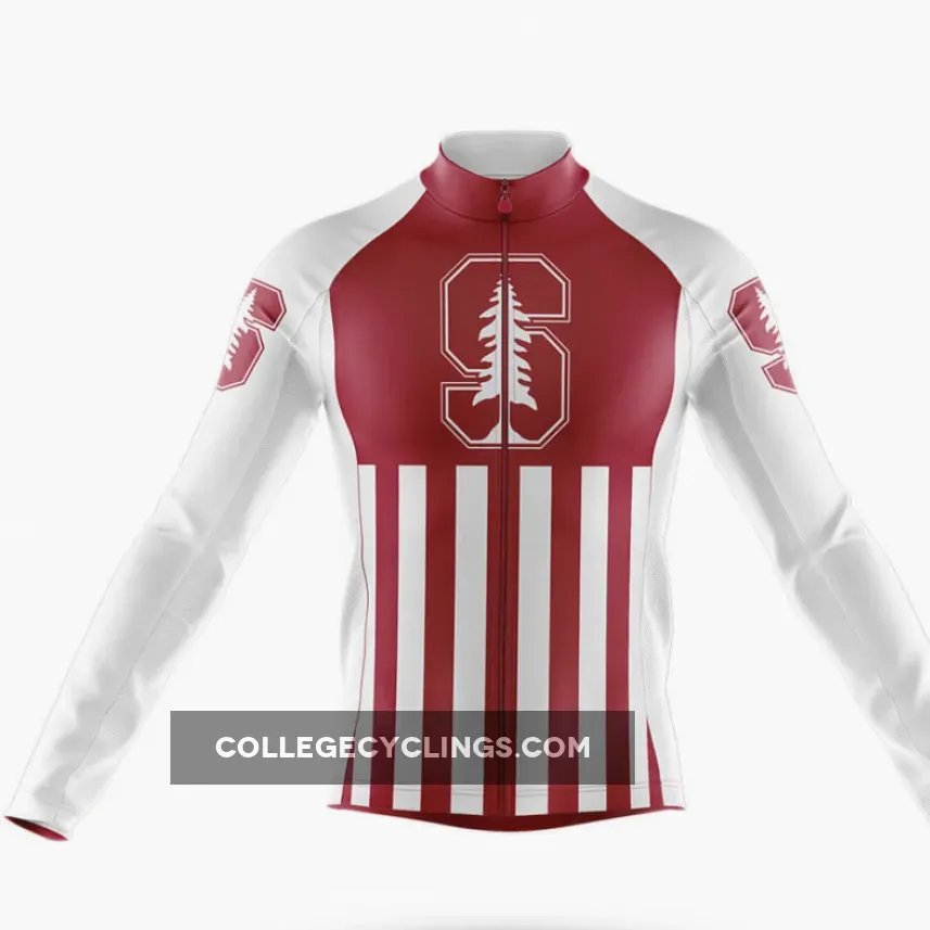 Stanford University USA Long Sleeve Cycling Jersey For Sale