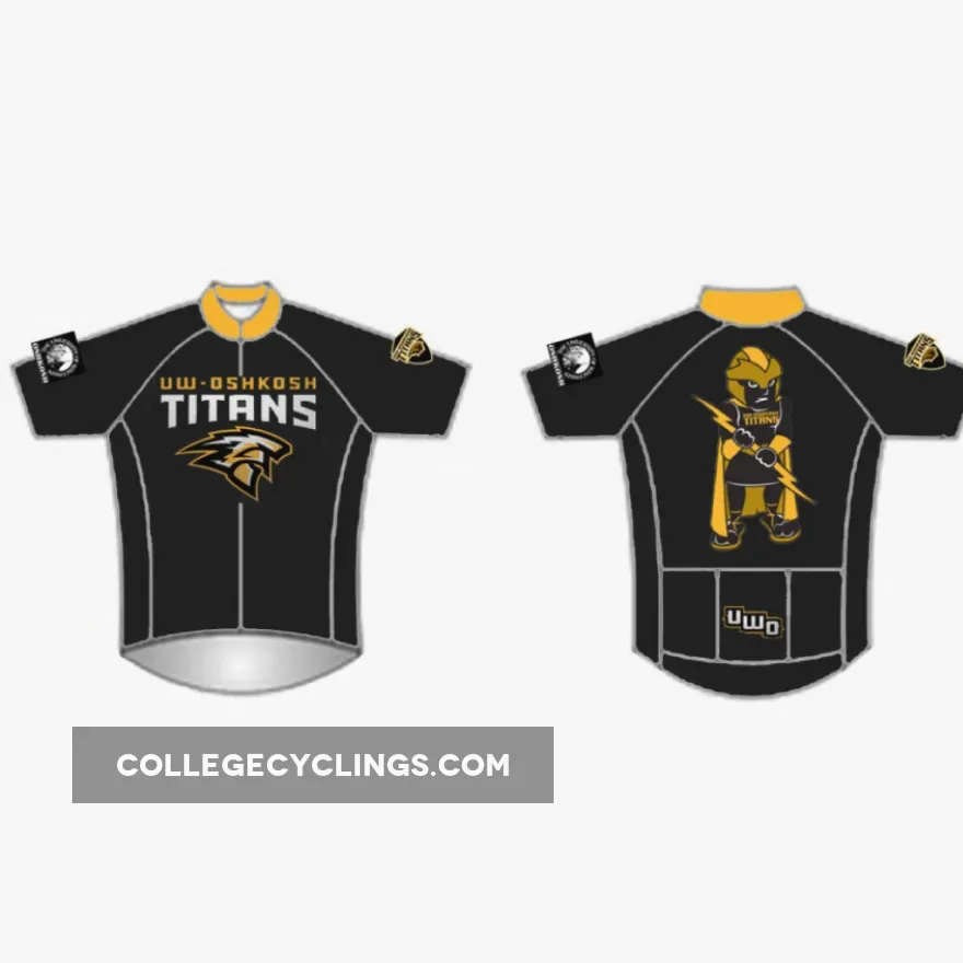 UW UNIVERSITY OF WISCONSIN OSHKOSH TITANS Cycling Jersey