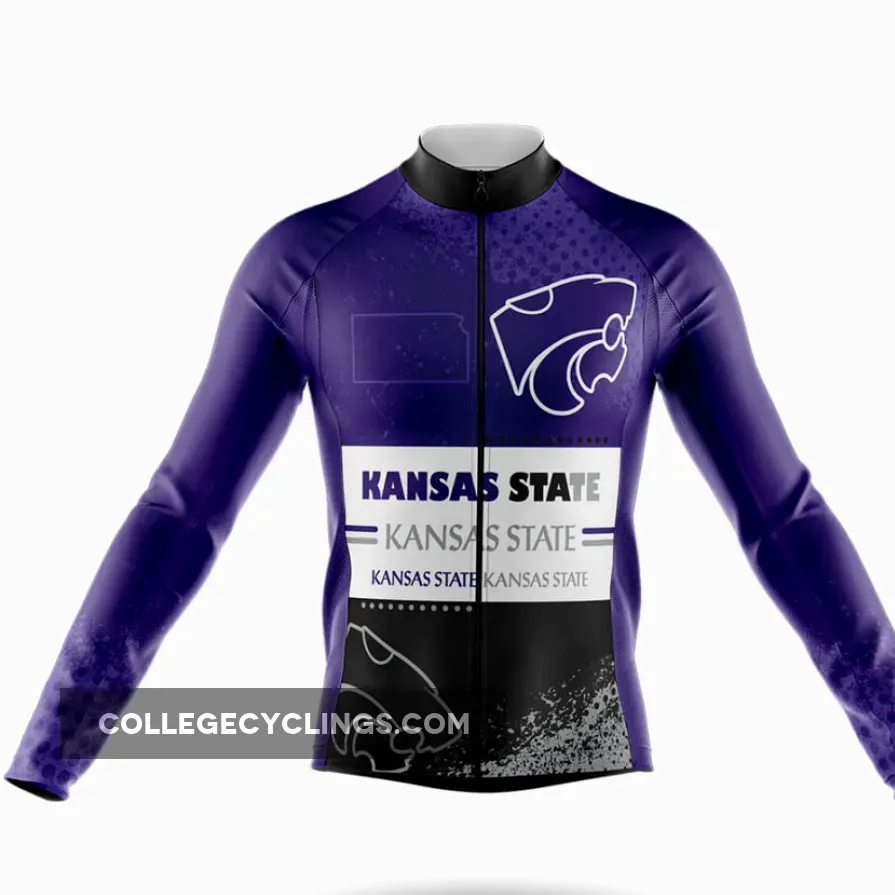 Kansas State University Cycle Long Sleeve Cycling Jersey