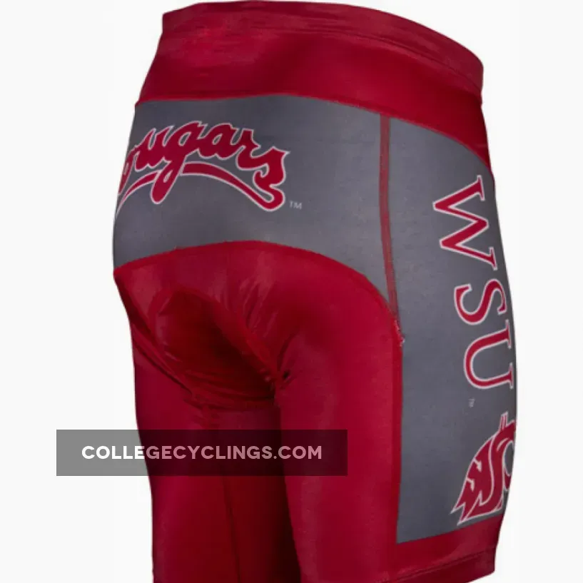 Washington State University (WSU) Cougars Cycling Shorts, Wsu Shorts