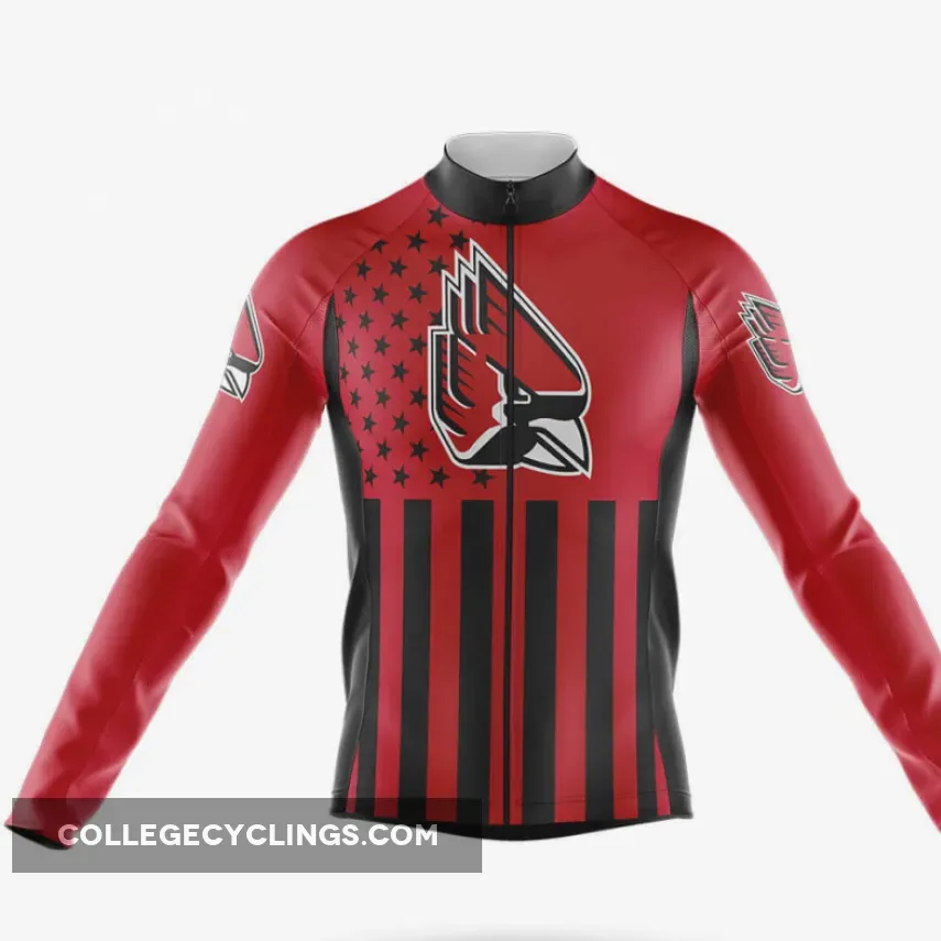 Ball State University USA Long Sleeve Cycling Jersey