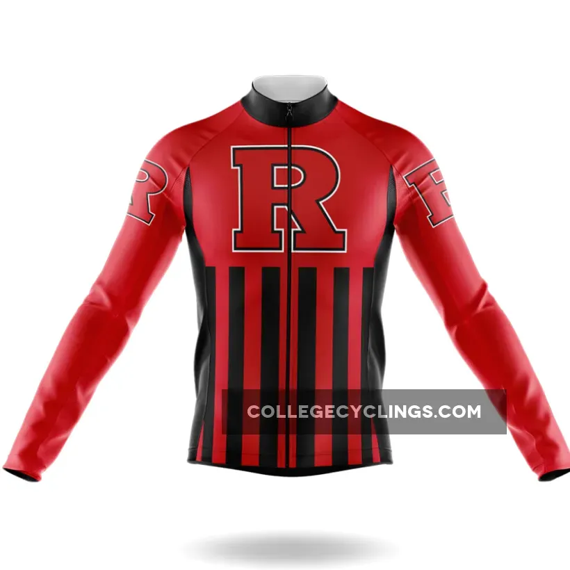 Rutgers University USA - Men's Cycling Kit - Long Sleeve Jersey