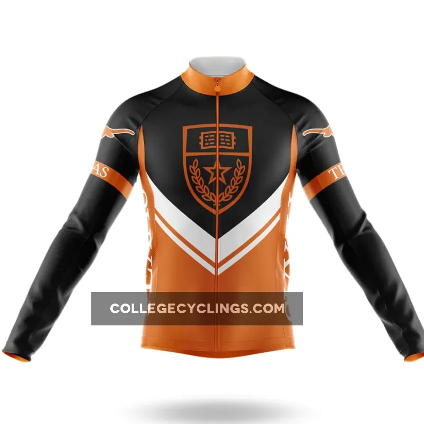 University of Texas Austin Long Sleeve Cycling Jersey Ver.3