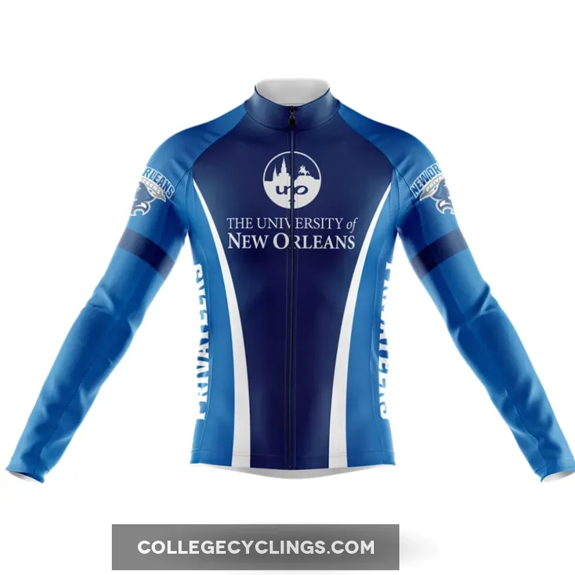 University of New Orleans Long Sleeve Cycling Jersey Only