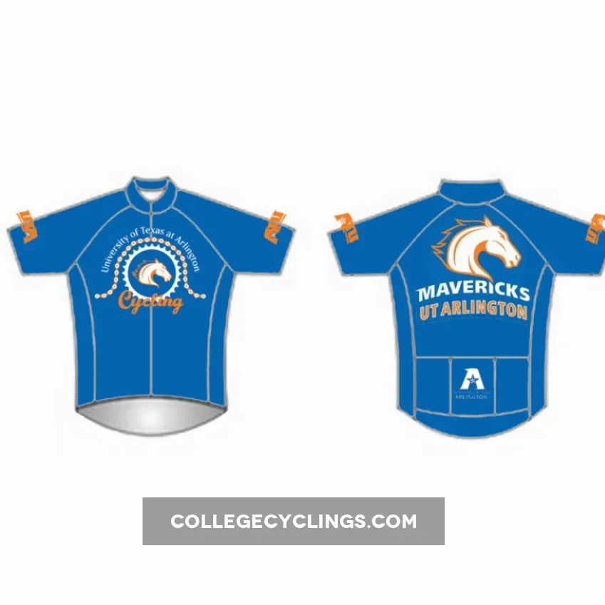 UTA University of Texas UT Arlington MAVERICKS Cycling Jersey