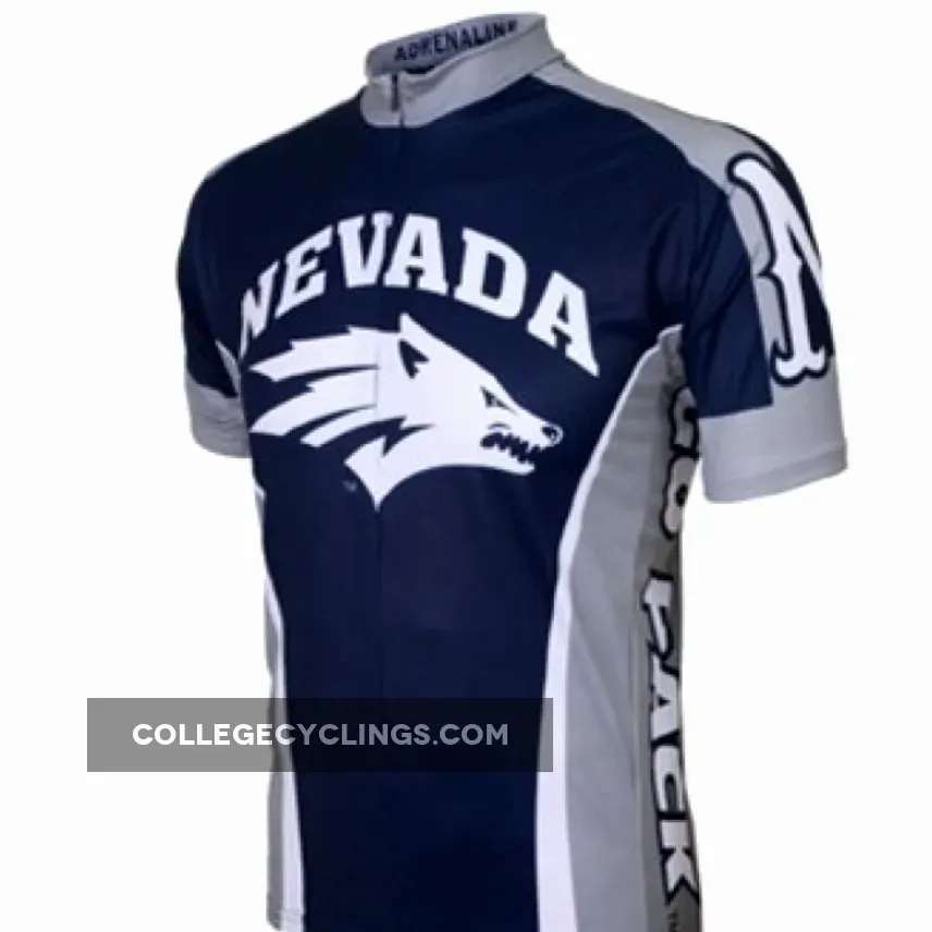 UNR University of Nevada Reno Wolf Pack Cycling Short Sleeve Jersey