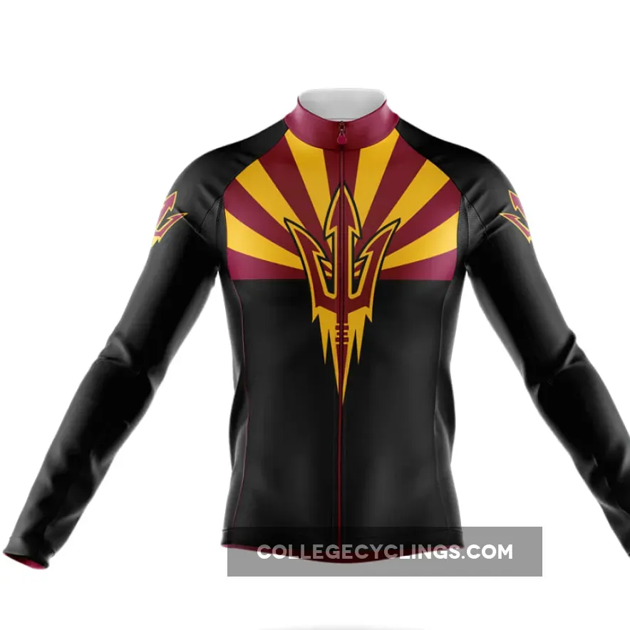 Arizona State University AZ Long Sleeve Cycling Jersey