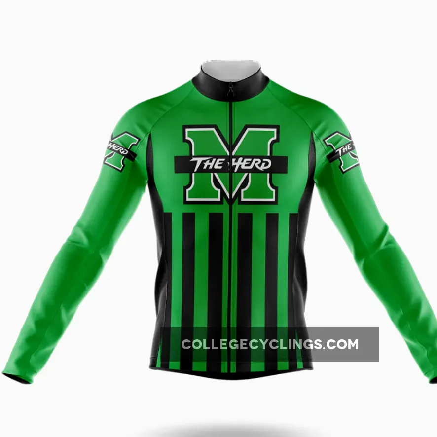 Marshall University USA Long Sleeve Cycling Jersey