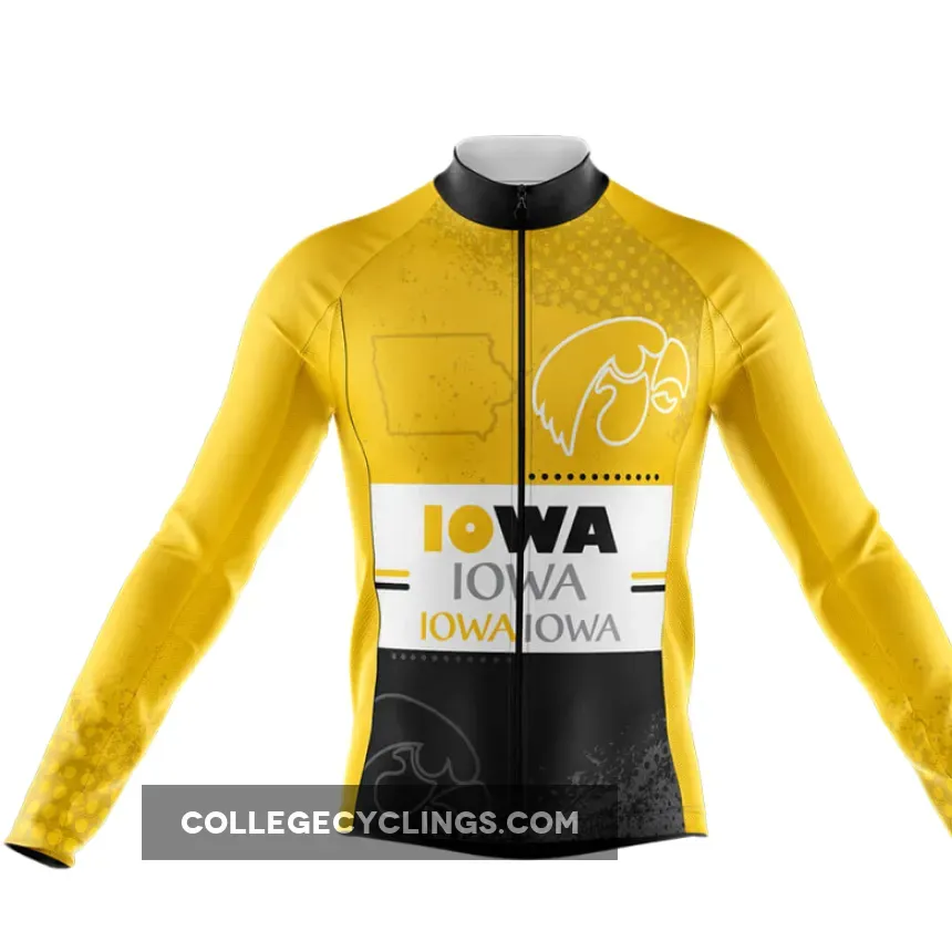University of Iowa Cycle Long Sleeve Cycling Jersey Only