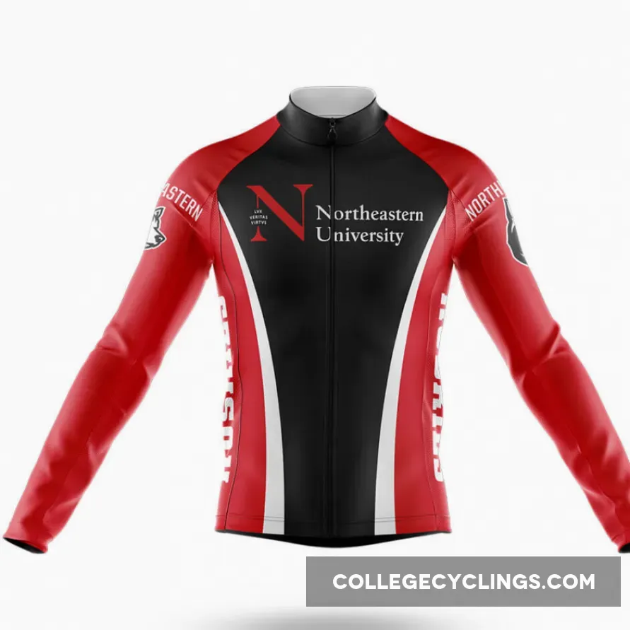 Northeastern University Cycling Kit - Long Sleeve Jersey