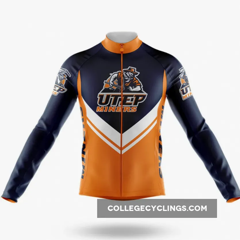 University of Texas Long Sleeve Cycling Jersey Ver.3 University of Texas Long Sleeve Cycling Jersey Ver.3