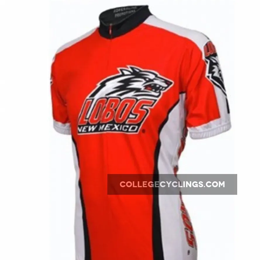 UNM University of New Mexico Lobos Cycling Short Sleeve Jersey New Mexico Cycling Jersey