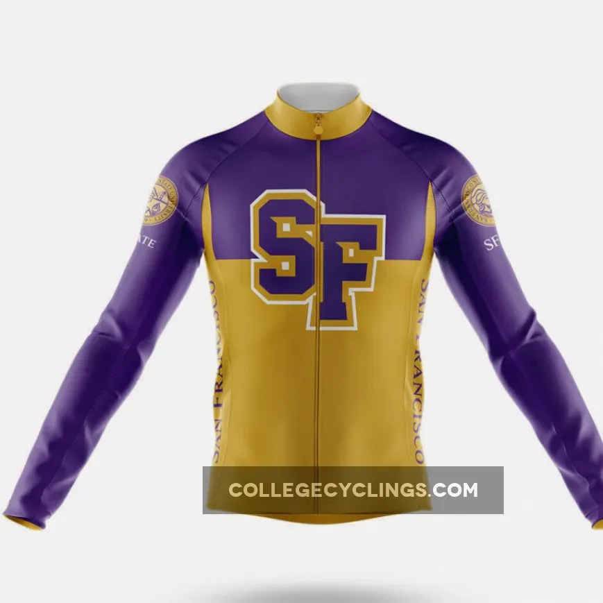 San Francisco State University Long Sleeve Cycling Jersey Ver.2 | SFSU GEAR