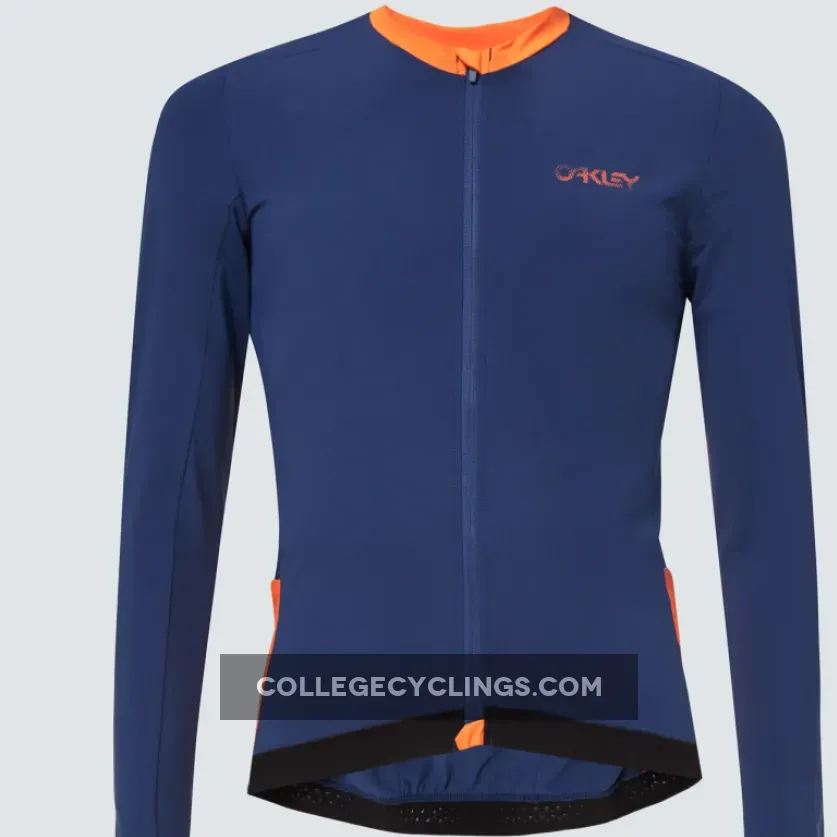 Oakley Element Long Sleeves Jersey - Blue For Sale