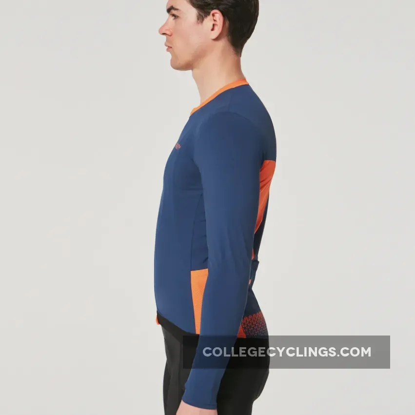Oakley Element Long Sleeves Jersey - Blue For Sale