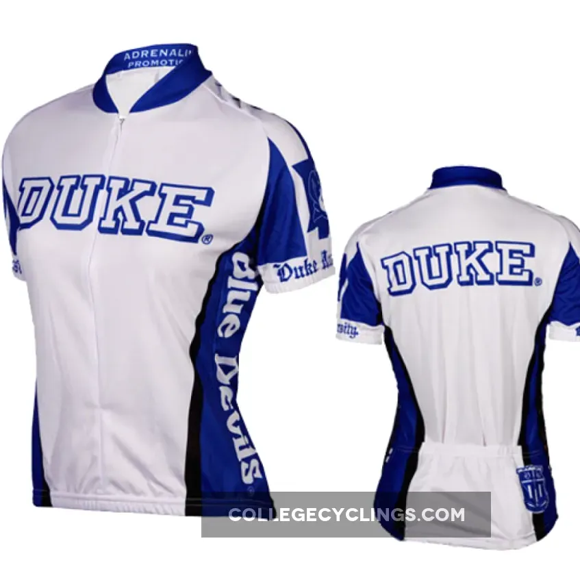 Duke University Blue Devils White Cycling Jersey To Buy