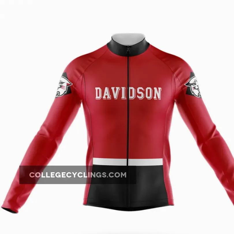 Davidson Wildcats Long Sleeve Cycling Jersey Only