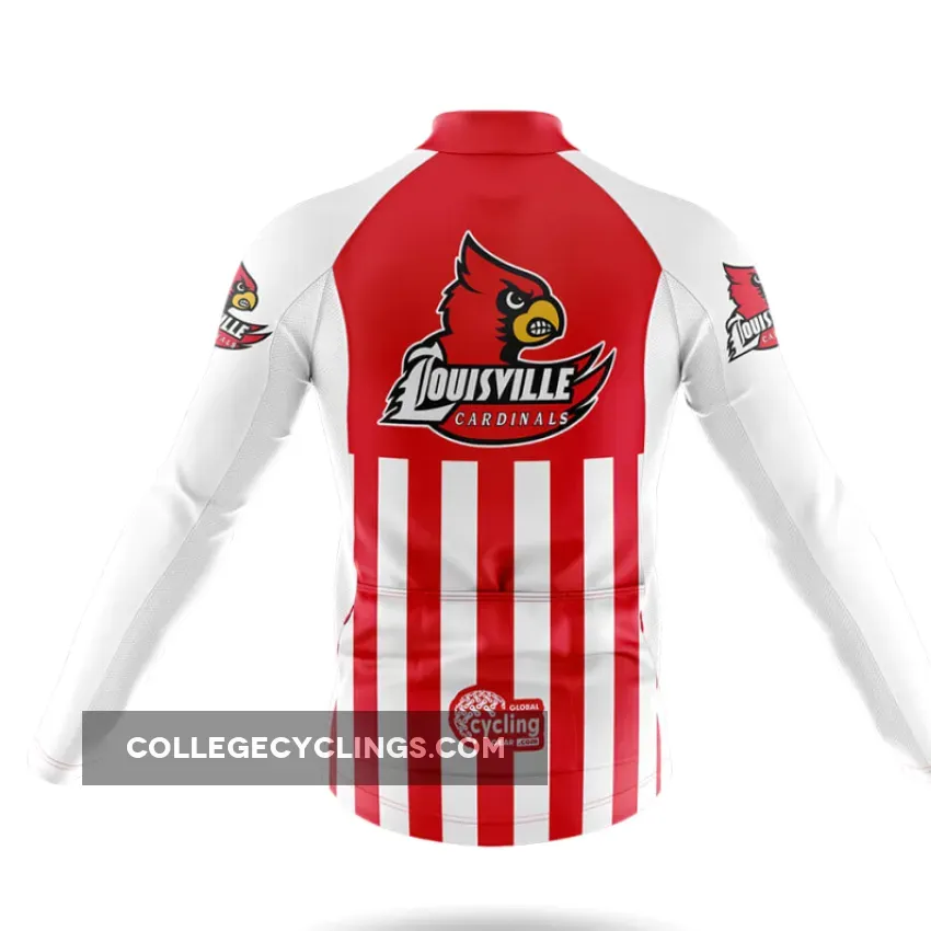 University of Louisville USA Long Sleeve Cycling Jersey University of Louisville USA Long Sleeve Cycling Jersey