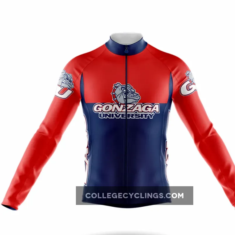 Gonzaga University V2 Long Sleeve Cycling Jersey Only
