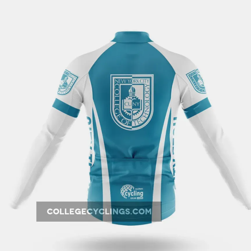 New York City College of Technology Long Sleeve Cycling Jersey Only New York City College of Technology Long Sleeve Cycling Jersey Only
