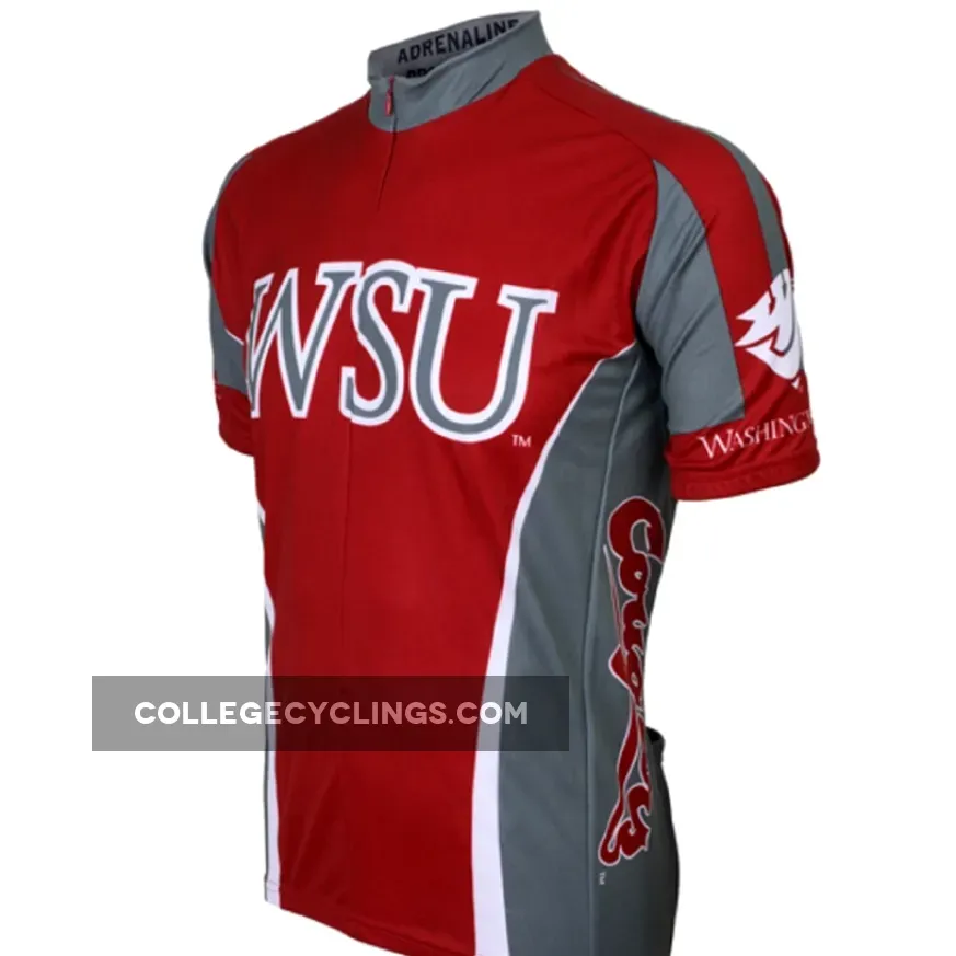 Washington State University (WSU) Cougars Cycling Short Sleeve Jersey