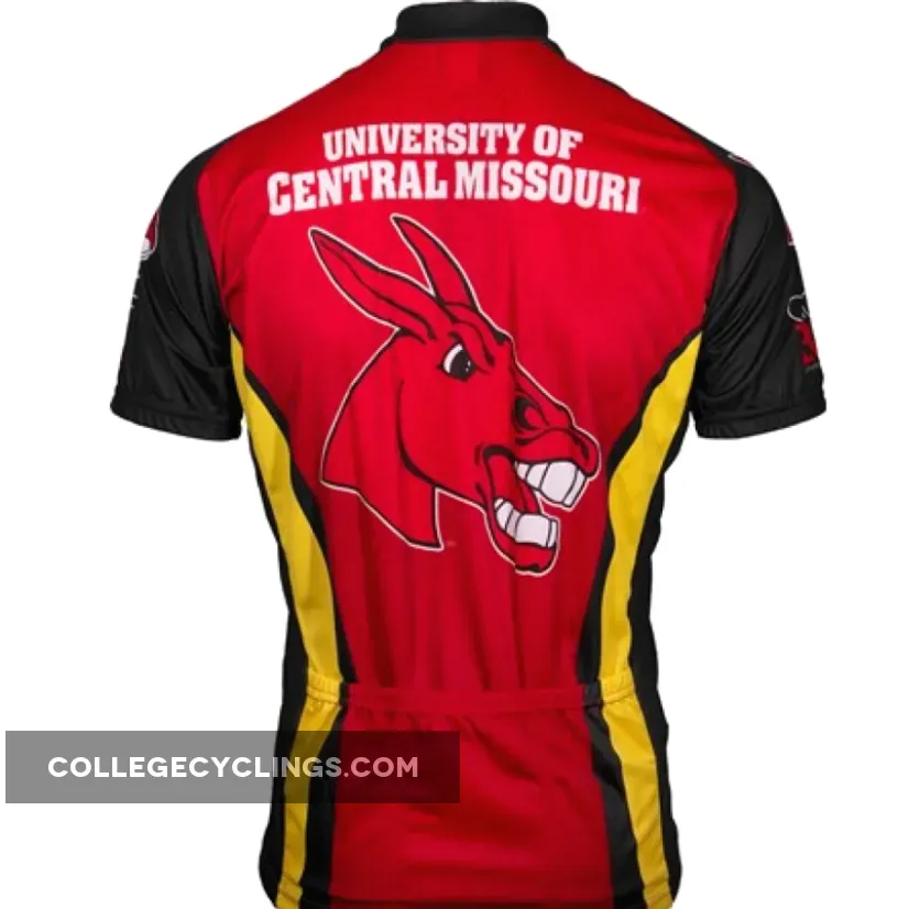 UCM University of Central Missouri Mo Mule Cycling Jersey Short Sleeve