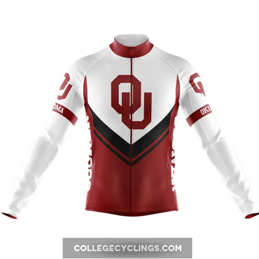 University of Oklahoma Long Sleeve Cycling Jersey Ver.3