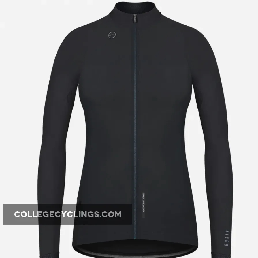 Gobik Pacer Solid Long Sleeves Women Jersey - Black To Buy