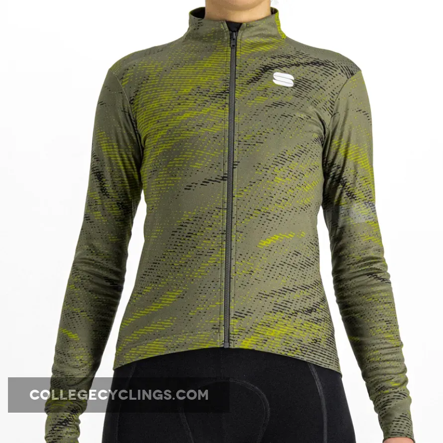 Sportful Cliff Supergiara women long sleeves jersey - Green