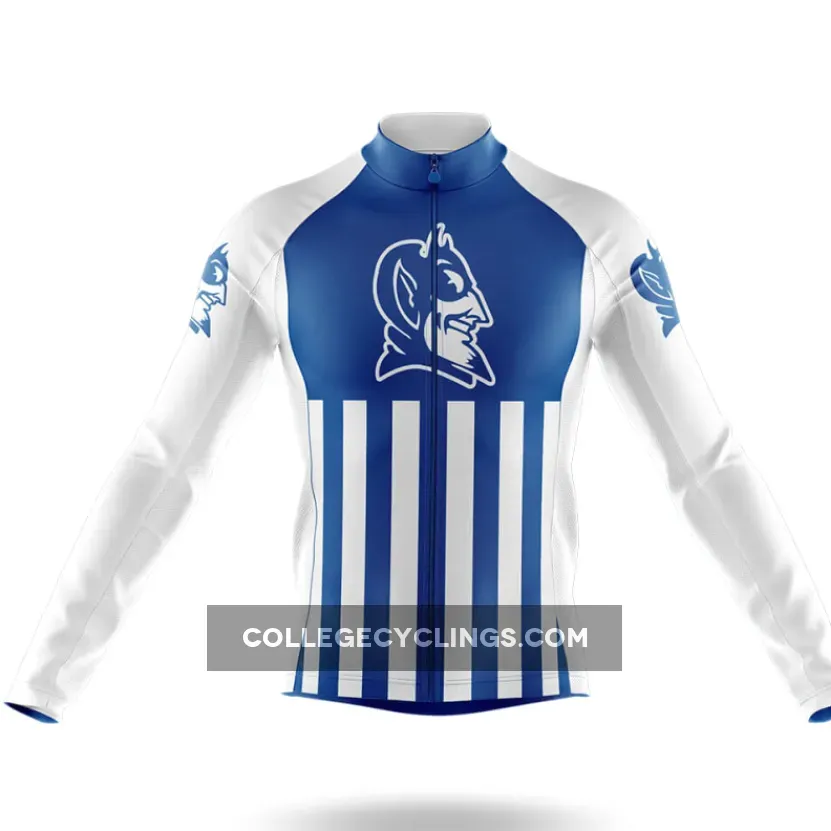 Duke University USA Long Sleeve Cycling Jersey Only Online