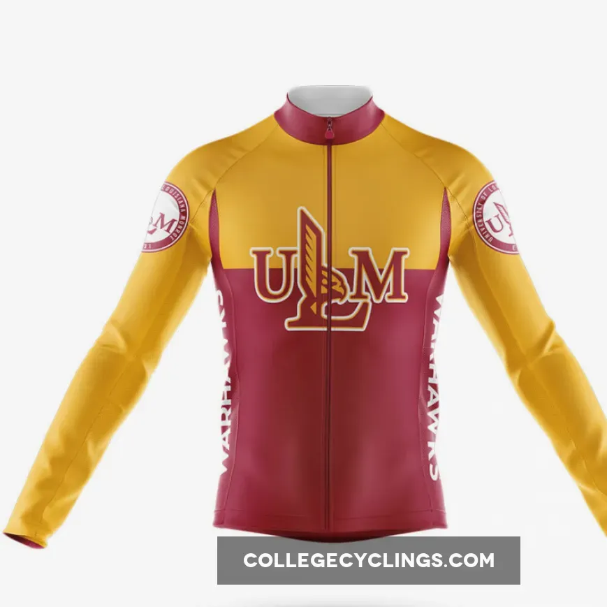 University of Louisiana Monroe Long Sleeve Cycling Jersey Ver.2
