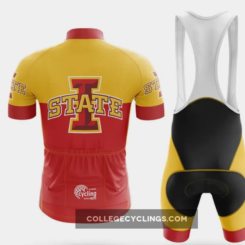 Iowa State University V2 - Men's Cycling / Jersey Only, Iowa State Bibs
