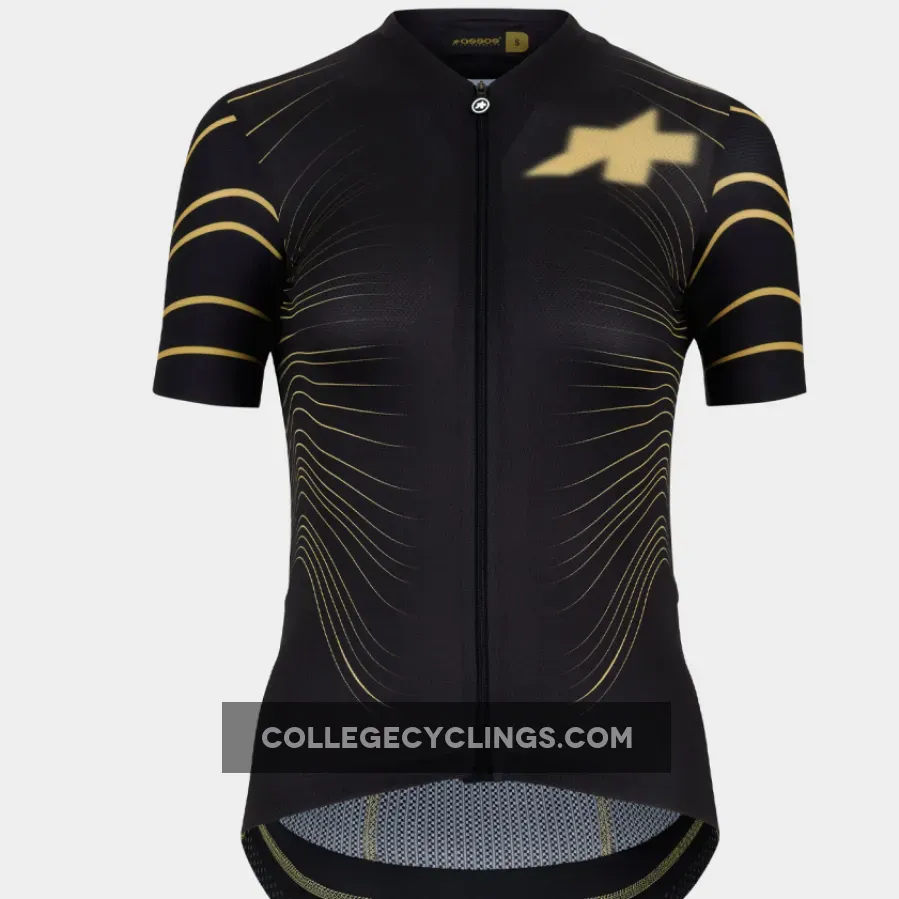 Assos Dyora RS S9 Wings Women Jersey - Black Gold Brand New