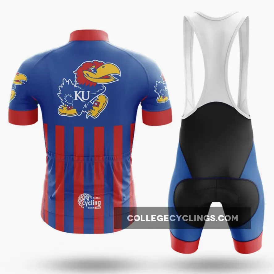 University of Kansas USA Long Sleeve Cycling Jersey University of Kansas USA Long Sleeve Cycling Jersey