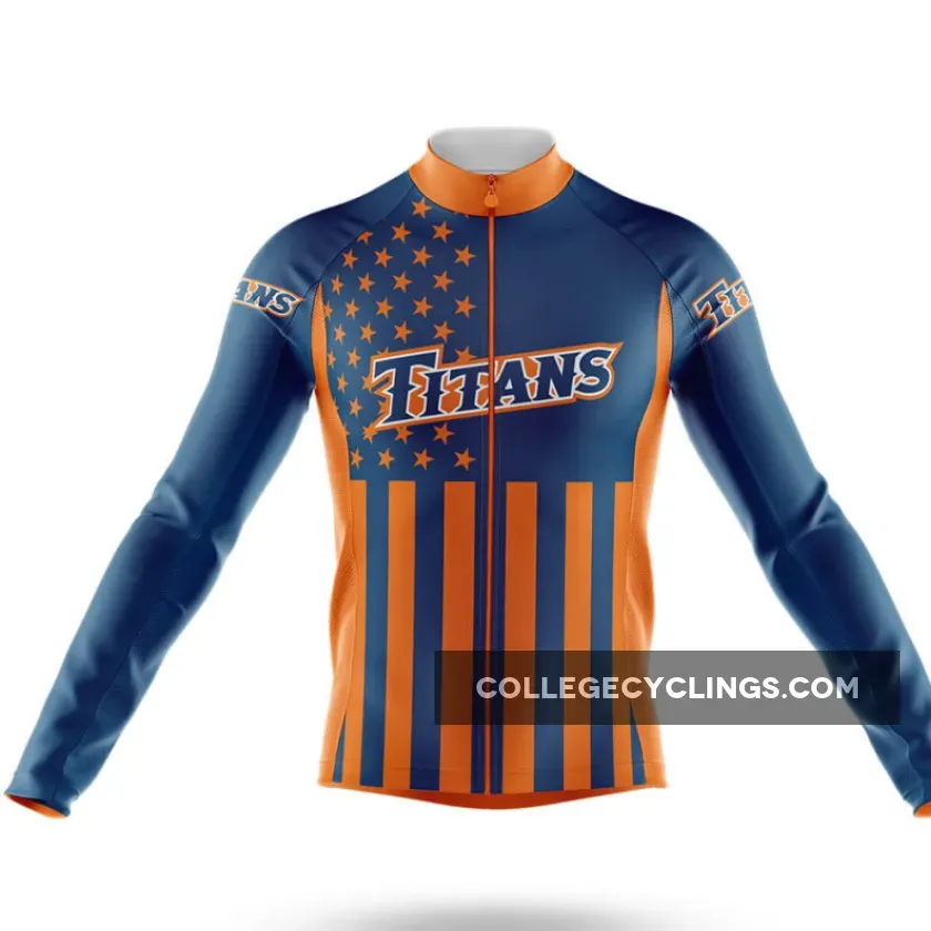 California State University Fullerton USA Long Sleeve Cycling Jersey