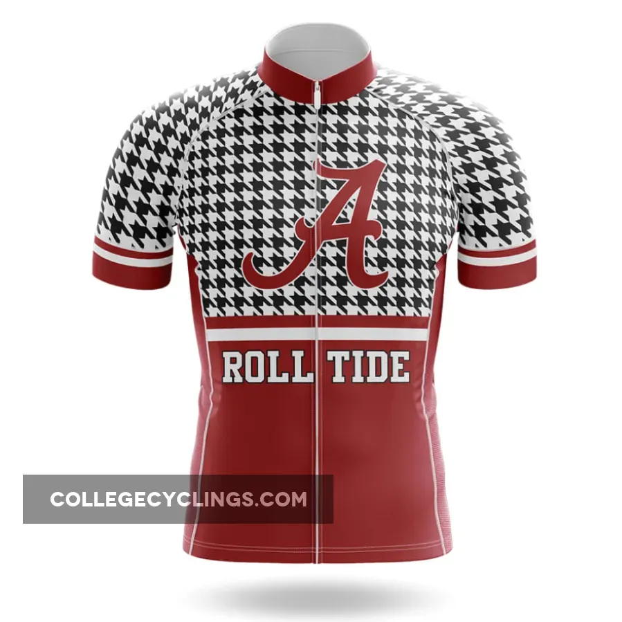Crimson Tide Houndstooth Pattern Cycling Jersey Restock