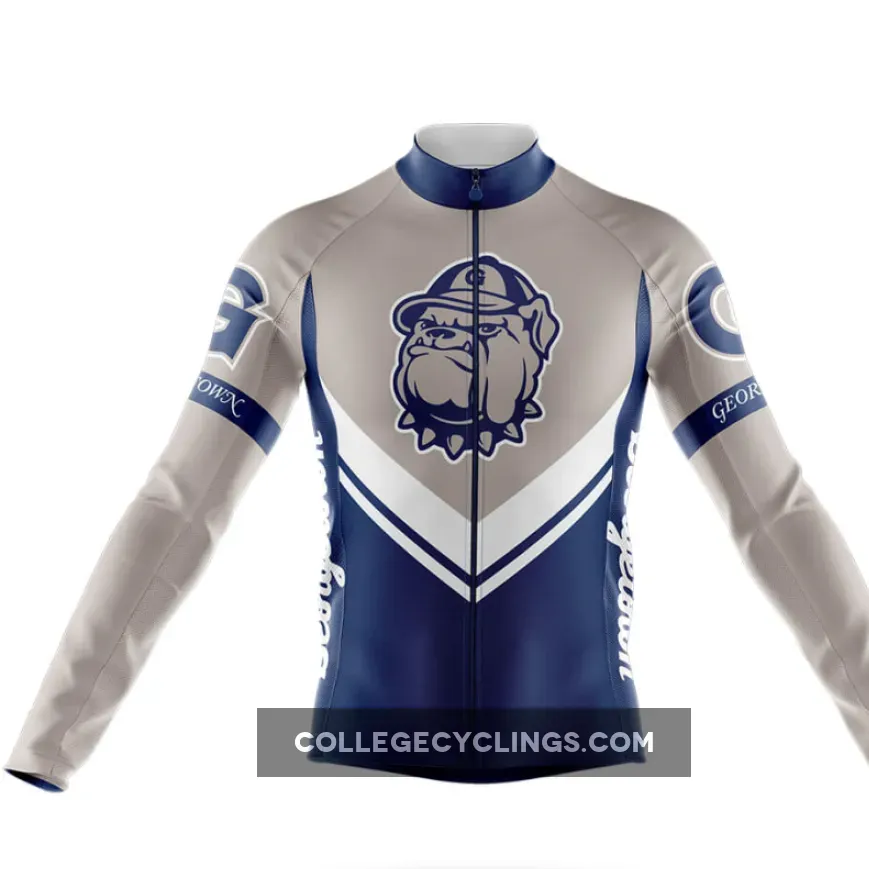 Georgetown University Long Sleeve Cycling Jersey Ver.3