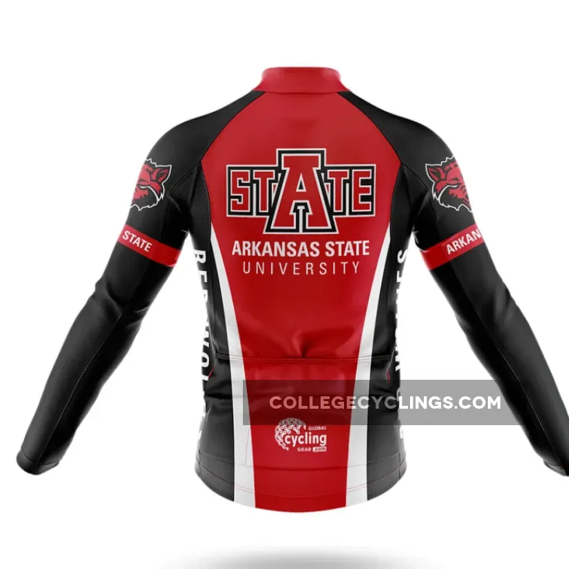 Arkansas State University Long Sleeve Cycling Jersey Arkansas State University Long Sleeve Cycling Jersey