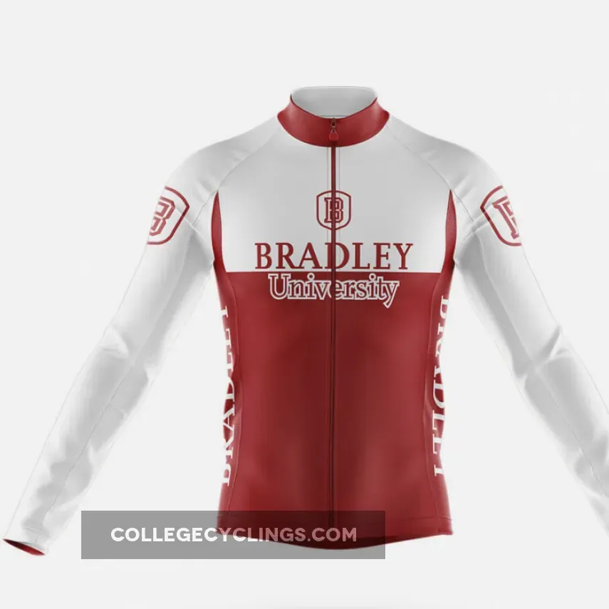 Bradley University Long Sleeve Cycling Jersey Ver.2