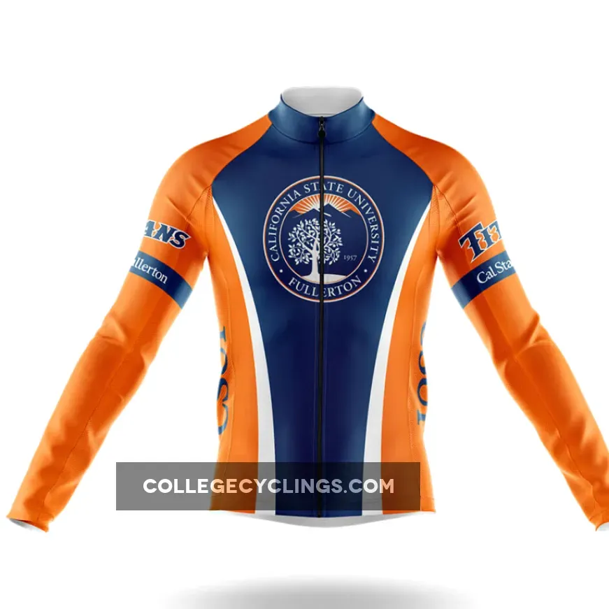 California State University Fullerton Long Sleeve Cycling Jersey