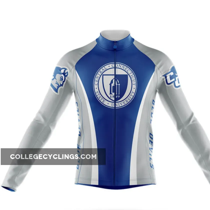 Central Connecticut State University Long Sleeve Cycling Jersey