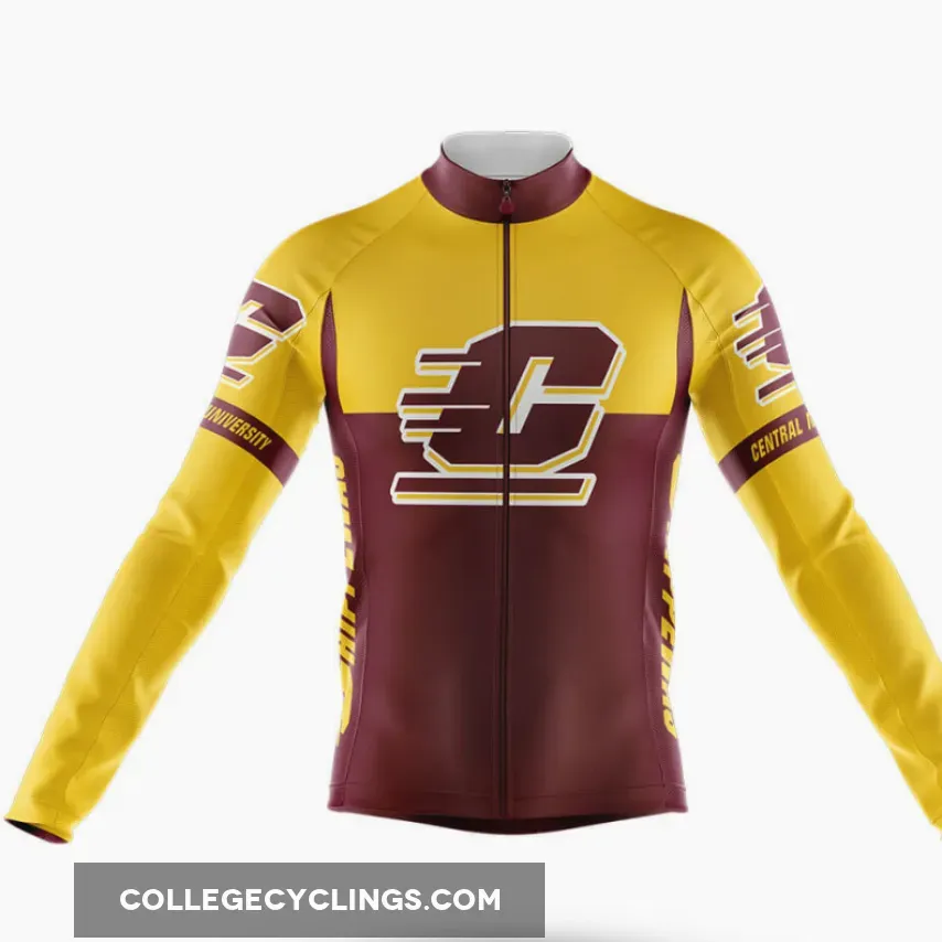 Central Michigan University Long Sleeve Cycling Jersey Ver.2