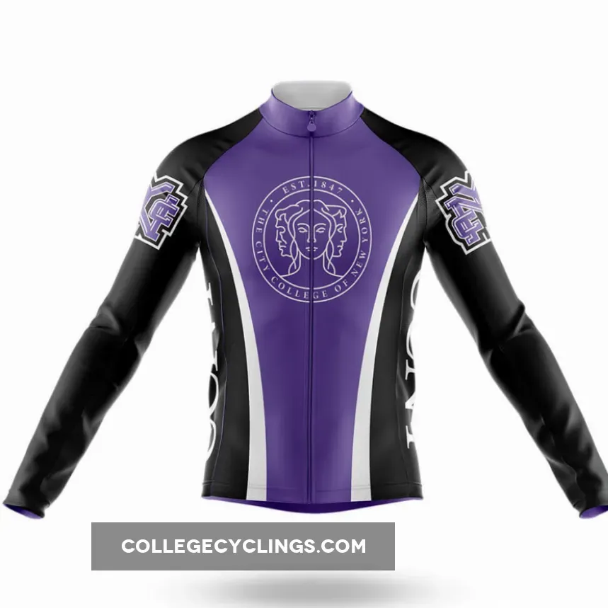 City College of New York Long Sleeve Cycling Jersey
