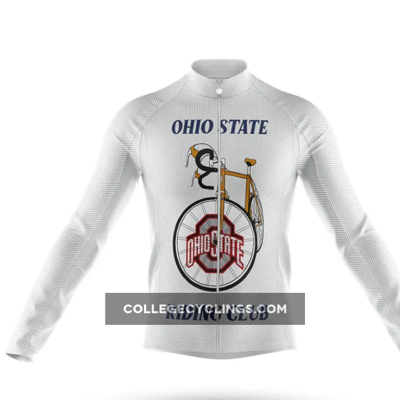 Classic Ohio State Long Sleeve Cycling Jersey