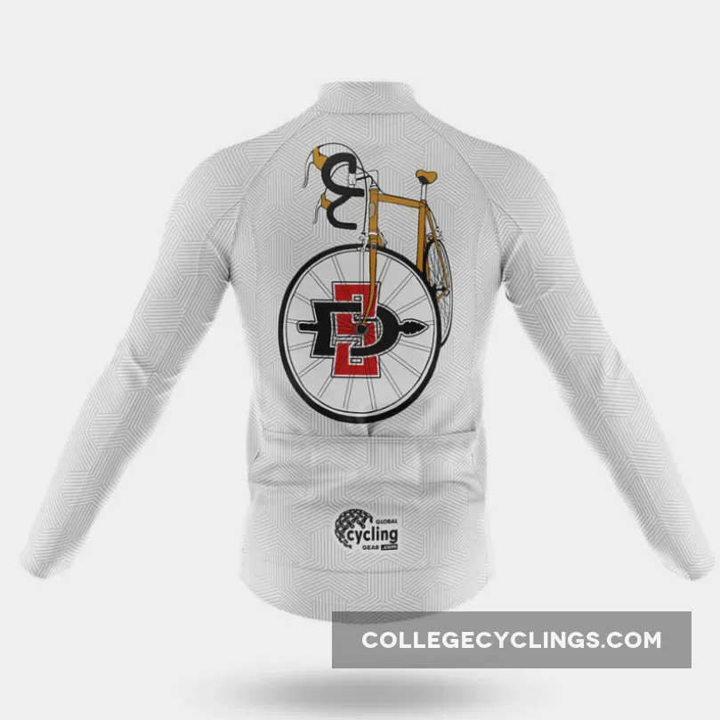 Classic SDSU Long Sleeve Cycling Jersey Classic SDSU Long Sleeve Cycling Jersey
