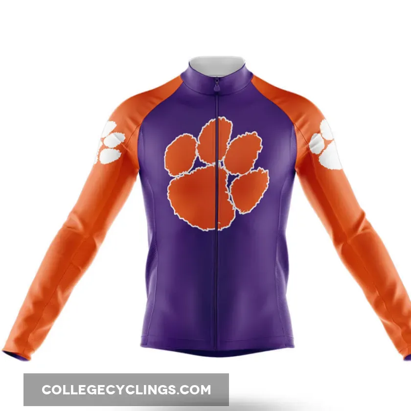 Clemson Tigers Long Sleeve Cycling Jersey