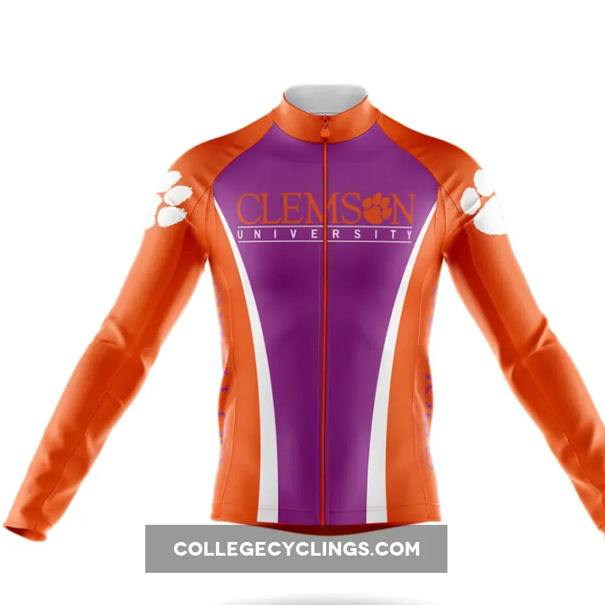 Clemson University Long Sleeve Cycling Jersey