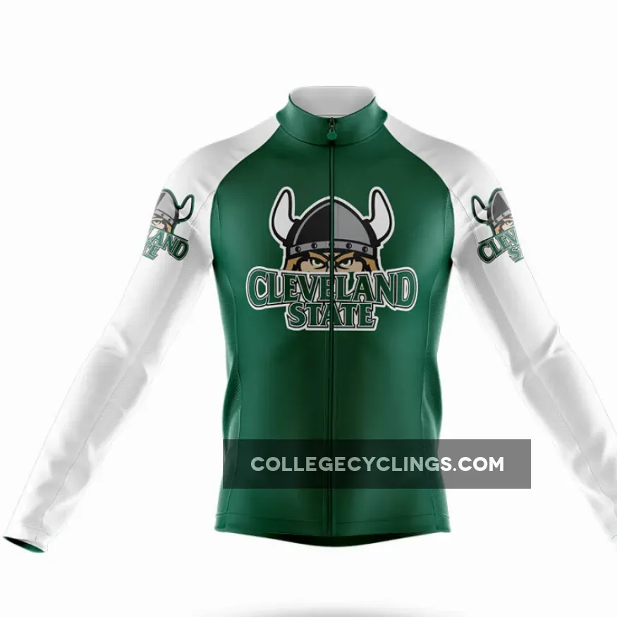 Cleveland State Vikings Long Sleeve Cycling Jersey