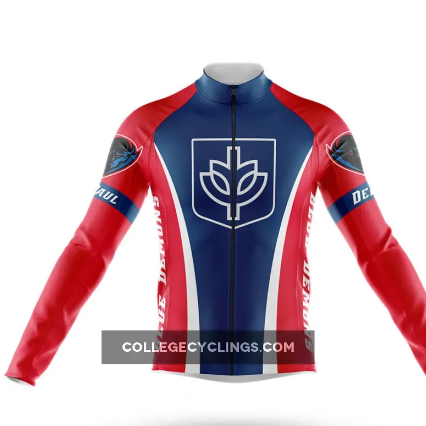 DePaul University Long Sleeve Cycling Jersey